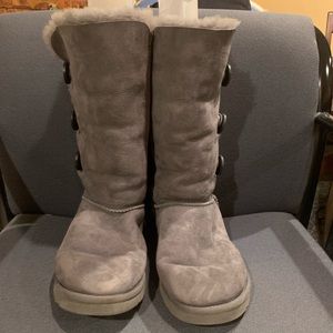 Retired Ugg Tall Button Boots size 8